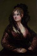 Francisco de Goya Portrait of Dona Isabel de Porcel (mk08) Sweden oil painting artist